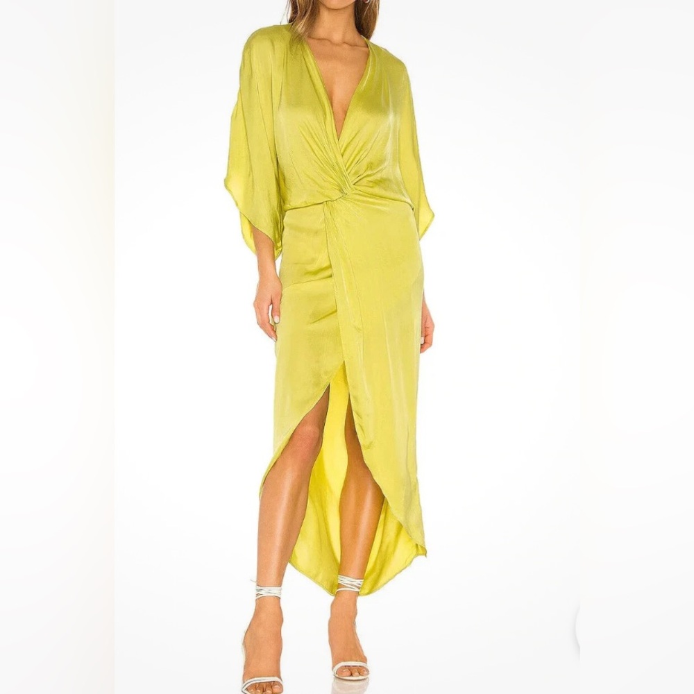 Young Fabulous &‎ Broke Siren Asymmetric Wrap Dress  M